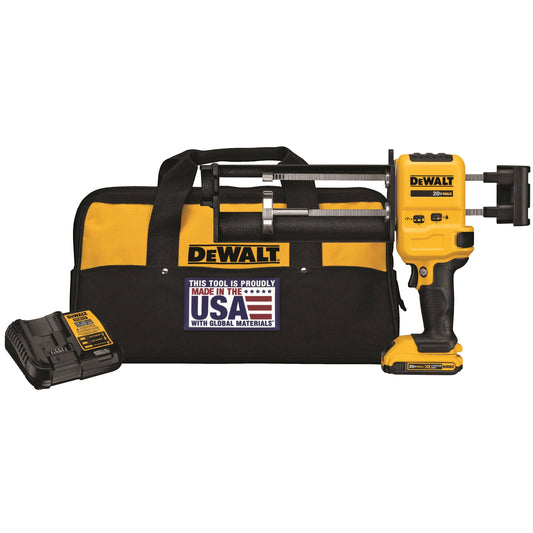 DeWALT DCE595D1 Cordless Caulk Gun Kit, 20.0 V, 28 oz. Capacity