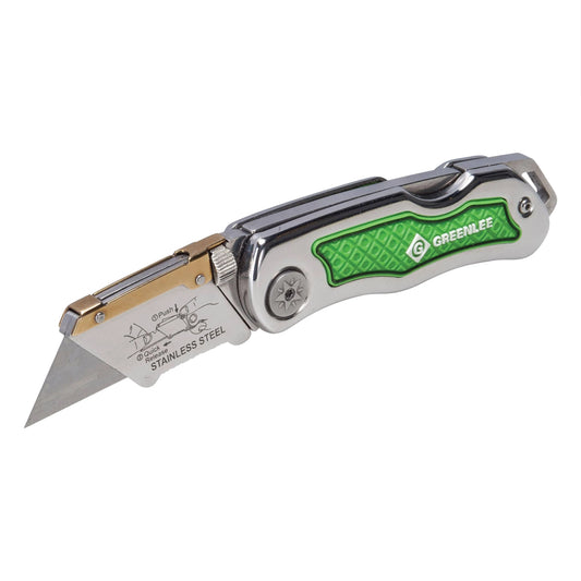 Greenlee 0652-22 Folding Utility Knife - McCally Tool and Supply | Industrial Distributor & Repair