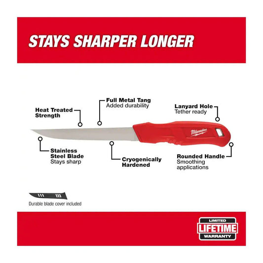Milwaukee 48-22-1921 Smooth Blade Insulation Knife - McCally Tool and Supply | Industrial Distributor & Repair