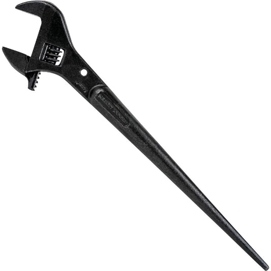 Klein Tools 3239 Adjustable Spud Wrench, 16-Inch, 1-5/8-Inch, Tether Hole - McCally Tool and Supply | Industrial Distributor & Repair