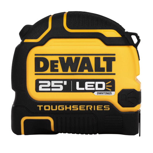 DeWALT DWHT35625S TOUGHSERIES™ 25 FT Lighted Tape Measure - McCally Tool and Supply | Industrial Distributor & Repair