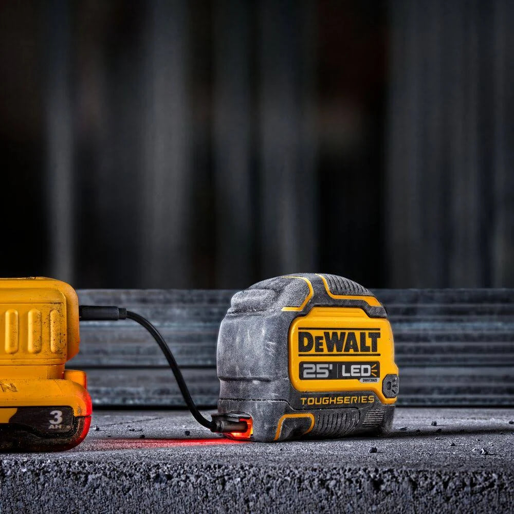 DeWALT DWHT35625S TOUGHSERIES™ 25 FT Lighted Tape Measure