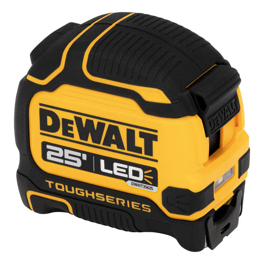 DeWALT DWHT35625S TOUGHSERIES™ 25 FT Lighted Tape Measure - McCally Tool and Supply | Industrial Distributor & Repair