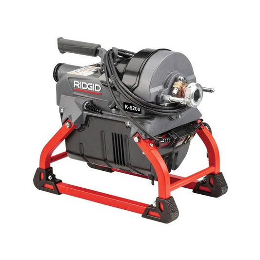 RIDGID 62378 K-5208, 115V 60Hz Sectional Drain Cleaner with Cables, Wire Basket Kit