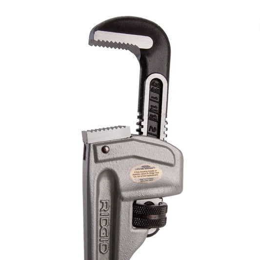 RIDGID 31095 14" Aluminum Straight Pipe Wrench - McCally Tool and Supply | Industrial Distributor & Repair