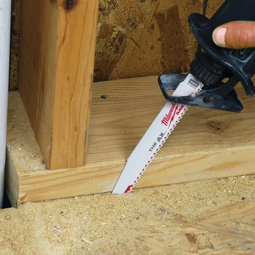 Milwaukee 48-01-7037 12 in. 5 TPI Wood Cutting Thin Kerf Sawzall Blades (100 Pk)