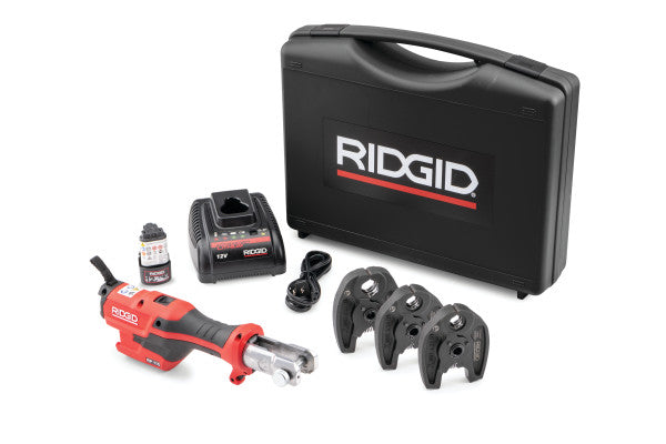 RIDGID 72543 RP 115 Press Tool Kit with PureFlow Jaws (1/2” – 3/4”)