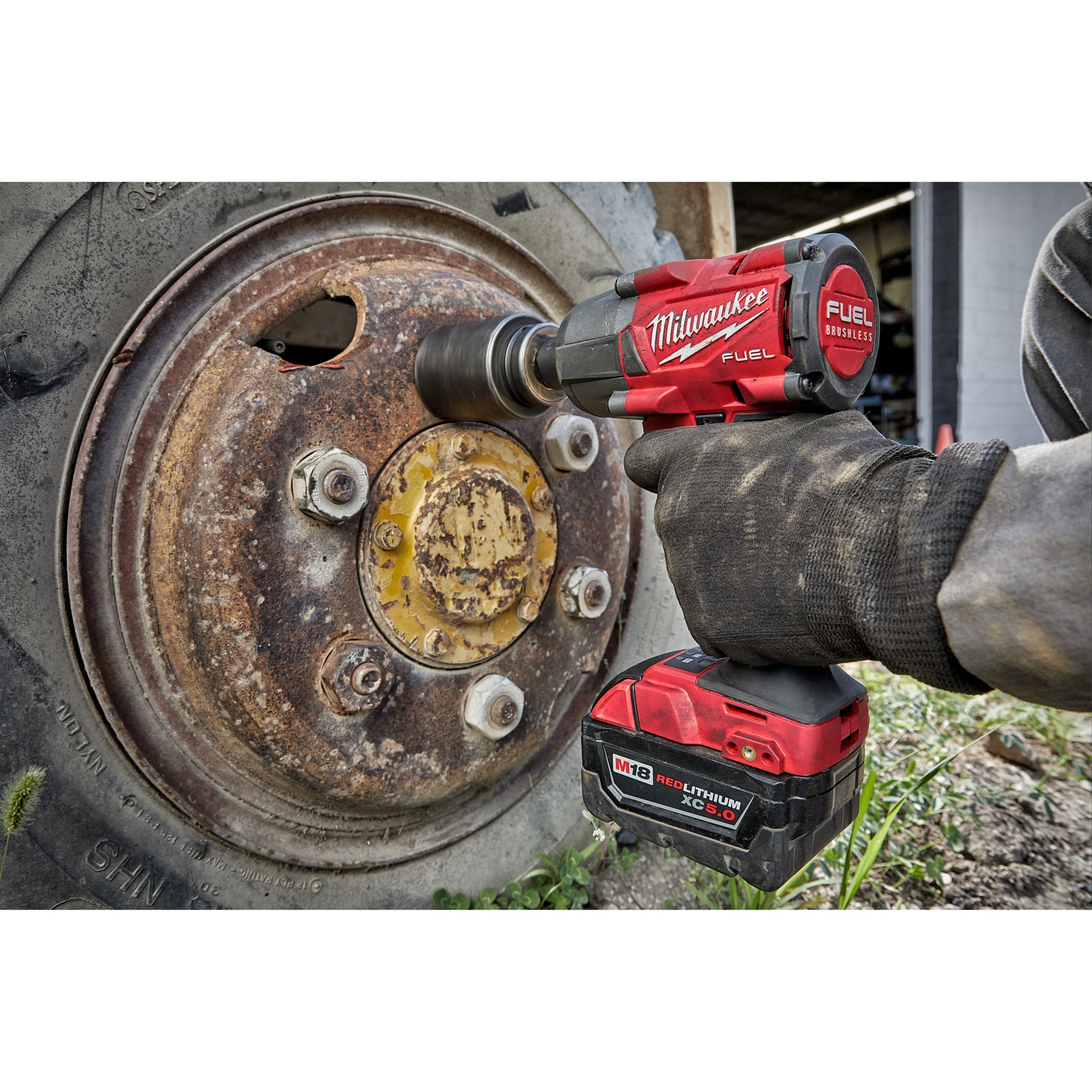 Milwaukee 2962-20 M18 FUEL™ 1/2" Mid-Torque Impact Wrench w/ Friction Ring (Bare Tool) - McCally Tool and Supply | Industrial Distributor & Repair