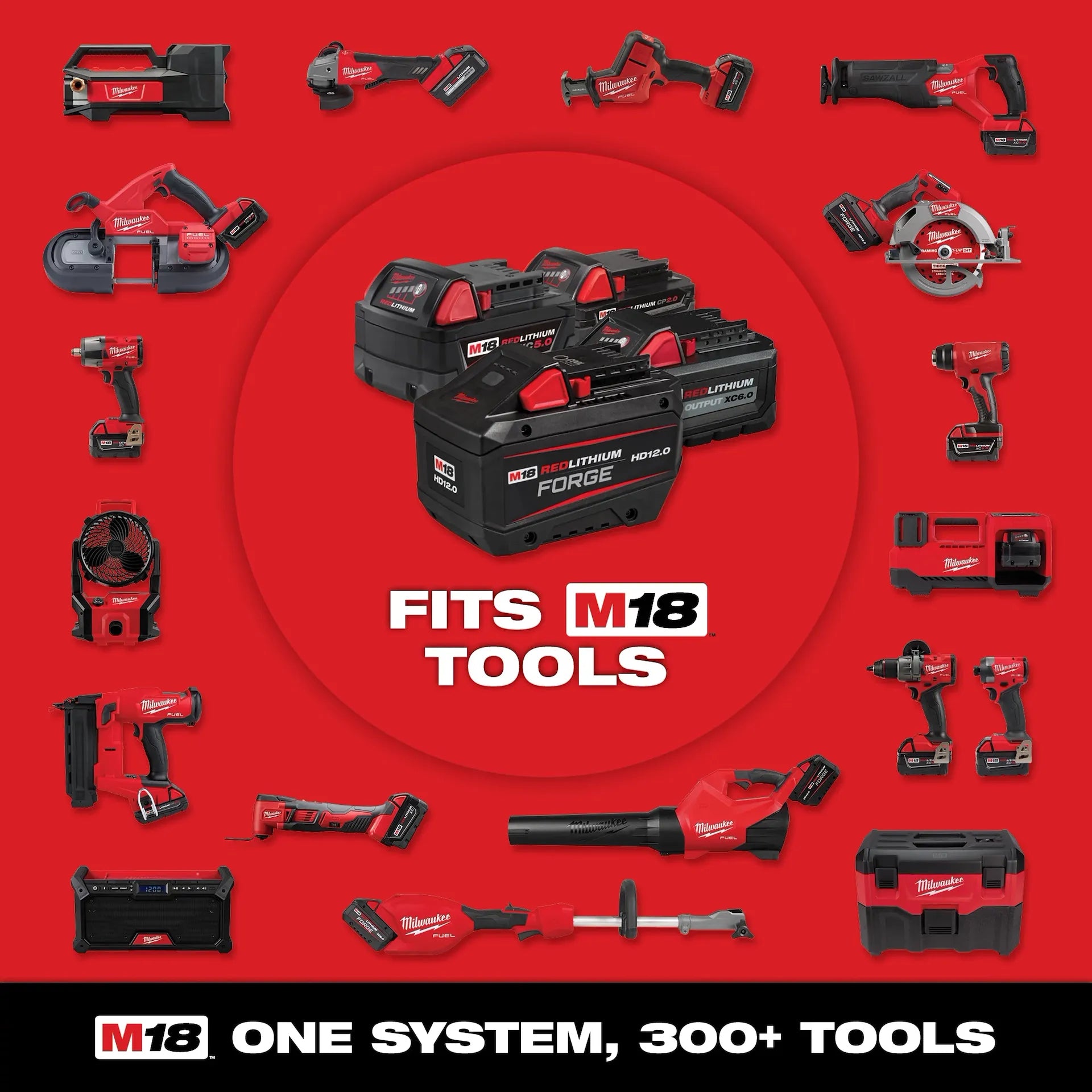 Milwaukee 48-11-1852 M18™ REDLITHIUM™ XC5.0 Extended Capacity Battery Two Pack