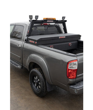 Weather Guard Model 127-52-04 Saddle Box, Aluminum, Full Standard, Textured Matte Black, 11.0 cu ft