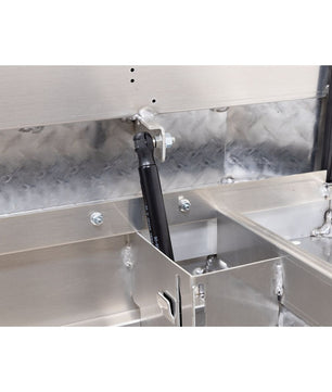 Weather Guard Model 123-0-04 Saddle Box, Aluminum, Full Deep, Clear, 15.0 cu ft - McCally Tool and Supply | Industrial Distributor & Repair