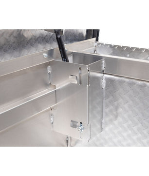 Weather Guard Model 123-0-04 Saddle Box, Aluminum, Full Deep, Clear, 15.0 cu ft - McCally Tool and Supply | Industrial Distributor & Repair