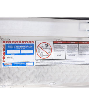 Weather Guard Model 123-0-04 Saddle Box, Aluminum, Full Deep, Clear, 15.0 cu ft - McCally Tool and Supply | Industrial Distributor & Repair