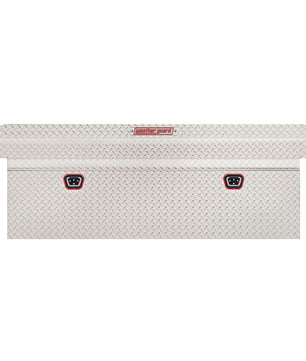 Weather Guard Model 123-0-04 Saddle Box, Aluminum, Full Deep, Clear, 15.0 cu ft - McCally Tool and Supply | Industrial Distributor & Repair
