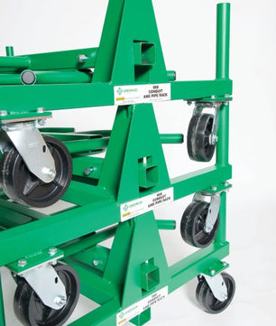 Greenlee 668 Mobile Conduit and Pipe Rack - McCally Tool and Supply | Industrial Distributor & Repair