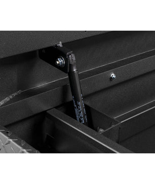 Weather Guard Model 127-52-04 Saddle Box, Aluminum, Full Standard, Textured Matte Black, 11.0 cu ft