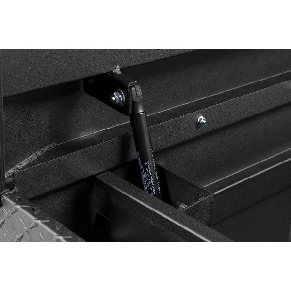 Weather Guard Model 127-52-04 Saddle Box, Aluminum, Full Standard, Textured Matte Black, 11.0 cu ft
