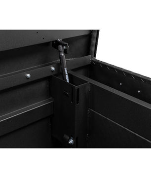 Weather Guard Model 127-52-04 Saddle Box, Aluminum, Full Standard, Textured Matte Black, 11.0 cu ft