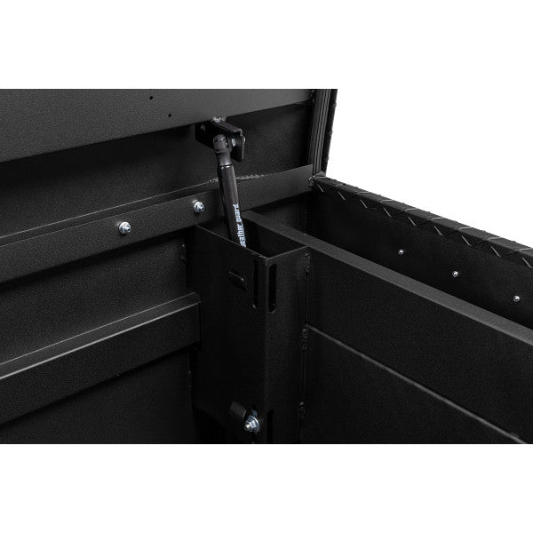 Weather Guard Model 127-52-04 Saddle Box, Aluminum, Full Standard, Textured Matte Black, 11.0 cu ft