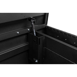 Weather Guard Model 127-52-04 Saddle Box, Aluminum, Full Standard, Textured Matte Black, 11.0 cu ft