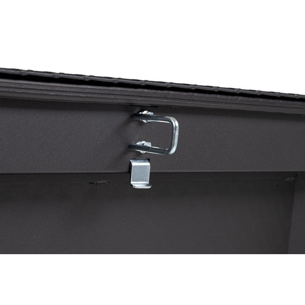 Weather Guard Model 127-52-04 Saddle Box, Aluminum, Full Standard, Textured Matte Black, 11.0 cu ft