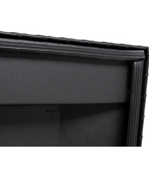 Weather Guard Model 127-52-04 Saddle Box, Aluminum, Full Standard, Textured Matte Black, 11.0 cu ft