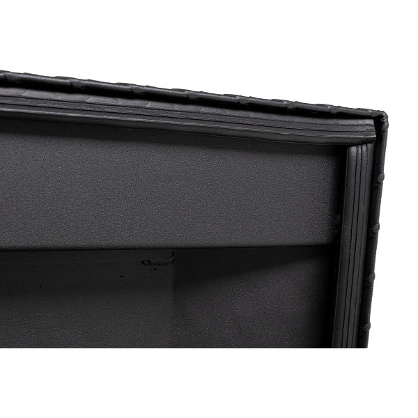 Weather Guard Model 127-52-04 Saddle Box, Aluminum, Full Standard, Textured Matte Black, 11.0 cu ft