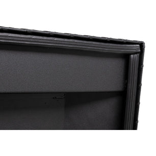Weather Guard Model 127-52-04 Saddle Box, Aluminum, Full Standard, Textured Matte Black, 11.0 cu ft