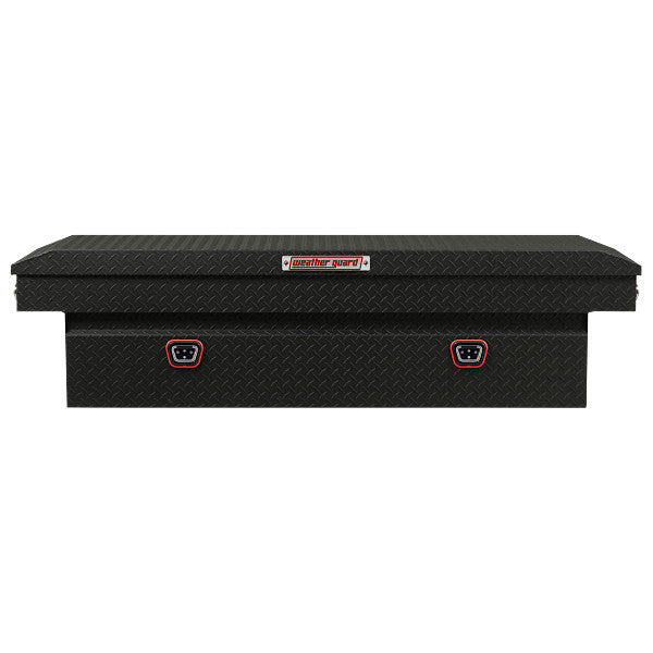 Weather Guard Model 127-52-04 Saddle Box, Aluminum, Full Standard, Textured Matte Black, 11.0 cu ft