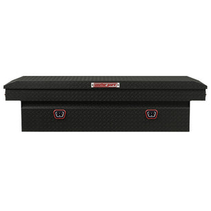 Weather Guard Model 127-52-04 Saddle Box, Aluminum, Full Standard, Textured Matte Black, 11.0 cu ft