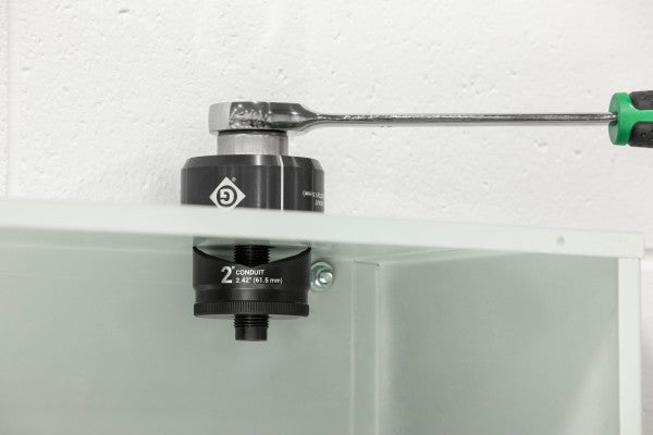 Greenlee 737BB Standard Round 1-1/2" - 2" Manual Knockout Set - McCally Tool and Supply | Industrial Distributor & Repair