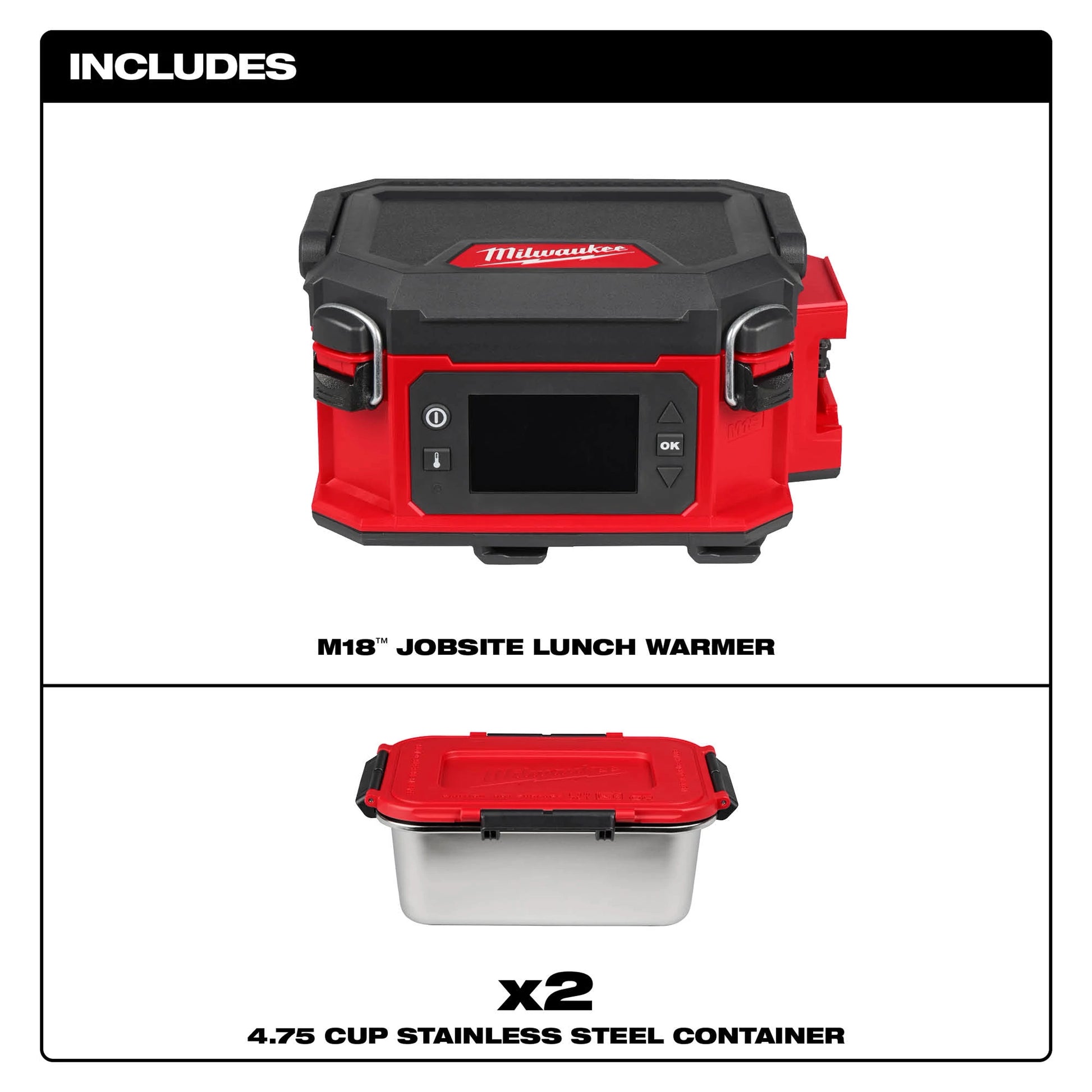 Milwaukee 0811-20 M18 Jobsite Lunch Warmer