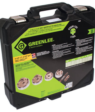Greenlee 7308 Punch Kit Stainless Steel 2-1/2