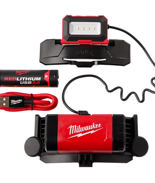 Milwaukee 2118-21 BOLT Redlithium USB Headlamp