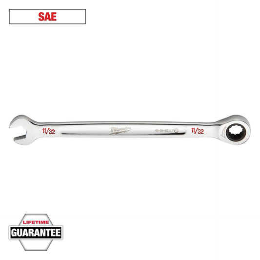 Milwaukee 45-96-9211 11/32" SAE Ratcheting Combination Wrench