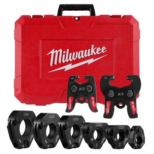 Milwaukee 49-16-2697X 1/2" - 2" IPS-P Pivoting Press Ring Kit for M18 FORCE LOGIC Press Tools