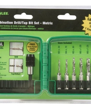 Greenlee DTAPKITM Metric, M3-M10 6-Piece Drill/Tap Set - McCally Tool and Supply | Industrial Distributor & Repair