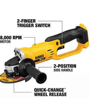 DeWALT DCG412B 20V Max Lithium Ion 4 1/2