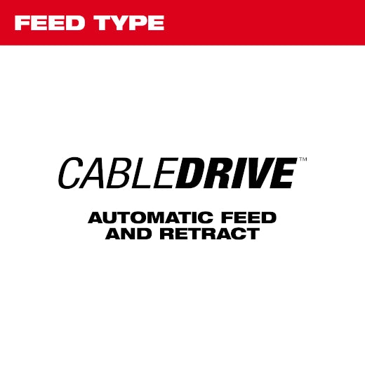 Milwaukee 2772A-21 M18 FUEL™ Drain Snake w/ CABLE DRIVE™ with 5/16” Cable