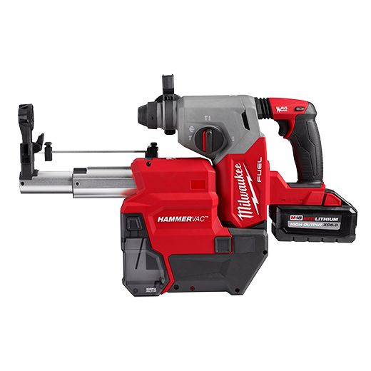 Milwaukee M18 FUEL™ 1” SDS Plus Rotary Hammer w/ Dust Extractor Kit 2912-22DE