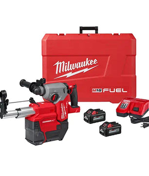 Milwaukee M18 FUEL™ 1” SDS Plus Rotary Hammer w/ Dust Extractor Kit 2912-22DE