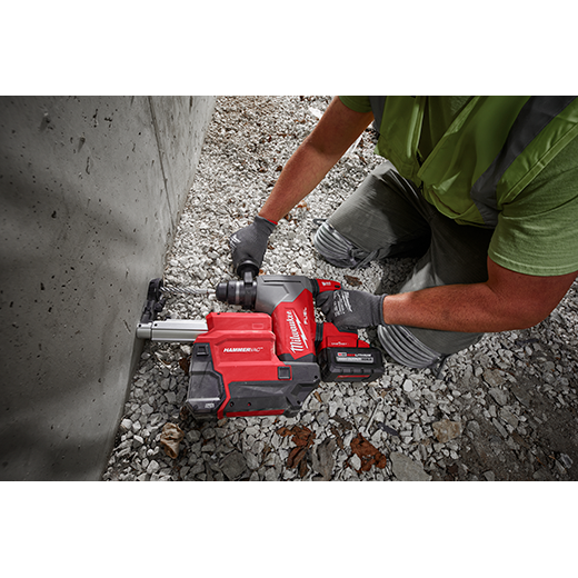 Milwaukee 2915-22DE M18 FUEL™ 1-1/8" SDS Plus Rotary Hammer w/ ONE-KEY™ & HAMMERVAC™ Dedicated Dust Extractor Kit - McCally Tool and Supply | Industrial Distributor & Repair