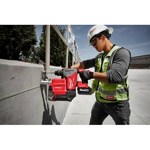 Milwaukee 2915-22DE M18 FUEL™ 1-1/8" SDS Plus Rotary Hammer w/ ONE-KEY™ & HAMMERVAC™ Dedicated Dust Extractor Kit - McCally Tool and Supply | Industrial Distributor & Repair