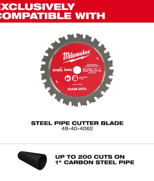 Milwaukee 3469-20 M18 FUEL™ ½”-1” Steel Pipe Cutter - McCally Tool and Supply | Industrial Distributor & Repair