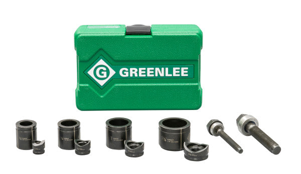 Greenlee 735BB Standard Round 1/2" - 1-1/4" Manual Knockout Set - McCally Tool and Supply | Industrial Distributor & Repair