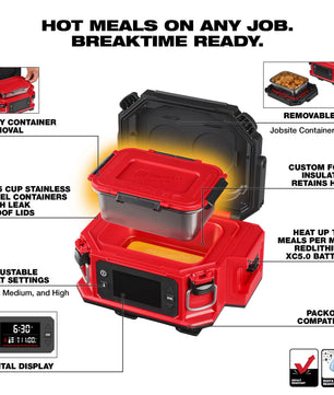 Milwaukee 0811-20 M18 Jobsite Lunch Warmer