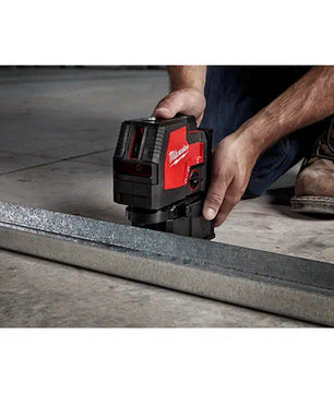 Milwaukee 3522-21 USB Rechargeable Green Cross Line & Plumb Points Laser - McCally Tool and Supply | Industrial Distributor & Repair
