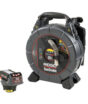RIDGID 78728 SeeSnake microREEL APX and CSx Via System with TruSense, Battery, Charger