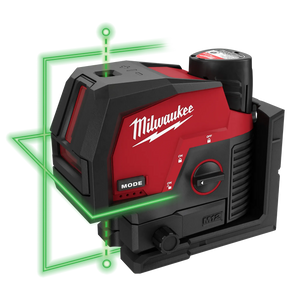 Milwaukee 3622-21 M12™ Green Cross Line & Plumb Points Laser Kit - McCally Tool and Supply | Industrial Distributor & Repair