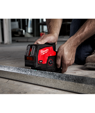 Milwaukee 3622-21 M12™ Green Cross Line & Plumb Points Laser Kit - McCally Tool and Supply | Industrial Distributor & Repair